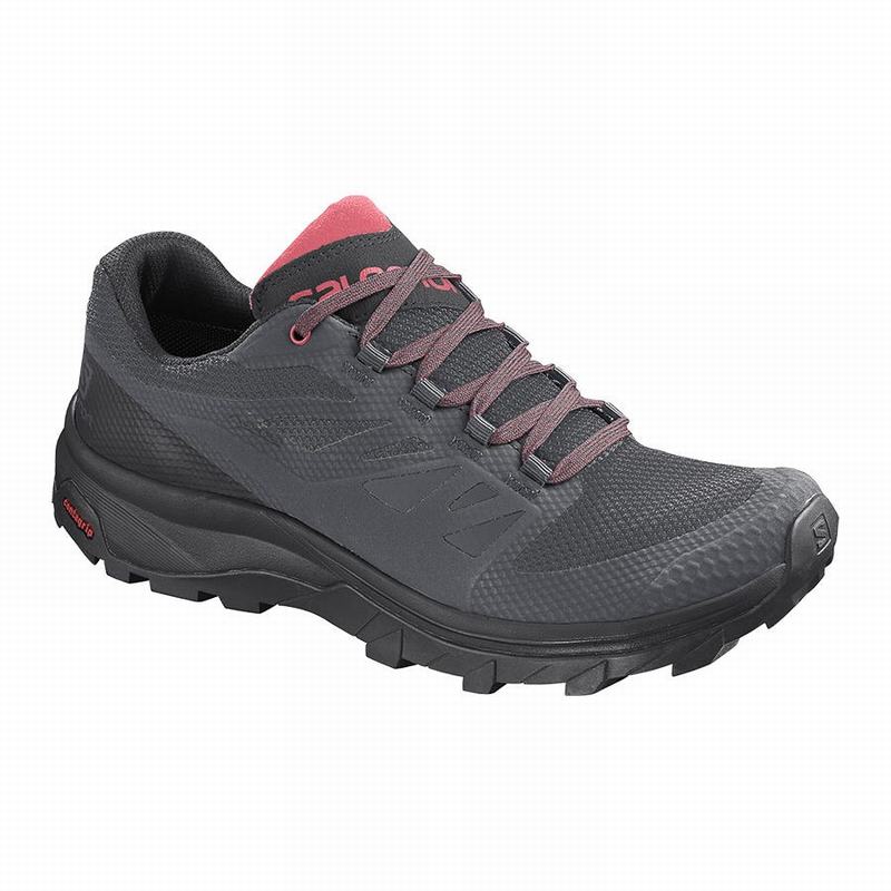 Zapatillas Trekking Salomon Mujer Azules Oscuro / Negras - Salomon Argentina OUTLINE GORE-TEX ,80592